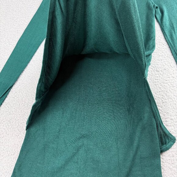 White House Black Market Dress Womens Extra Small Green Tunic Long Sleeve WHBM 1 - Picture 4 of 9